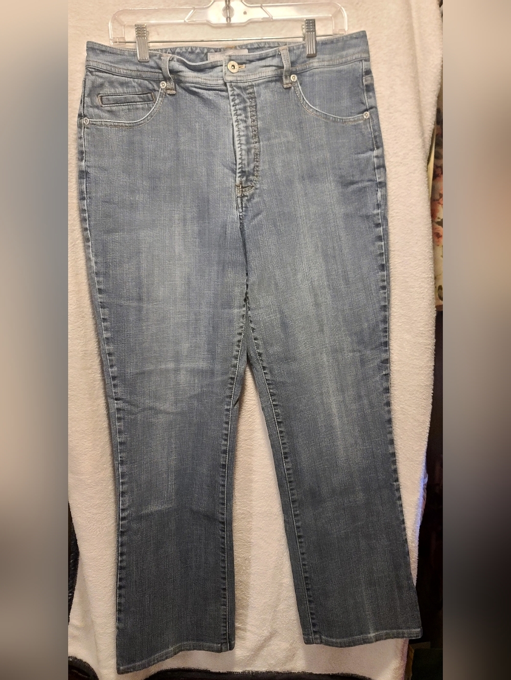 Chico's Light Wash Blue Flare Jeans